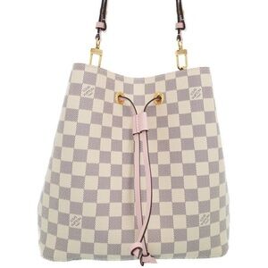 Louis Vuitton NéoNoé MM Pink and Cream Shoulder Bag